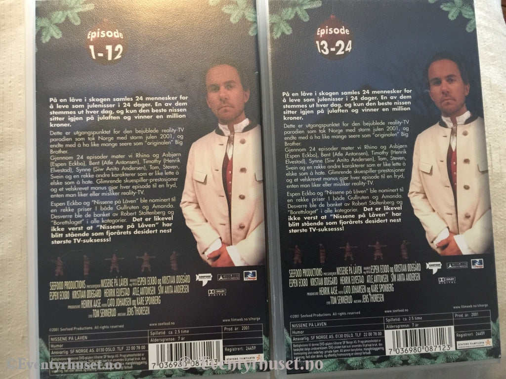 Nissene På Låven. 2001. Dobbel Vhs. Vhs