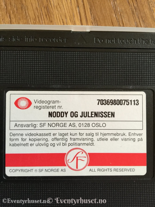 Noddy Og Julenissen. 1992. Vhs. Vhs