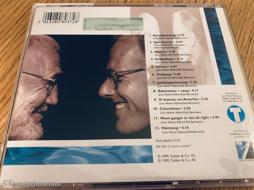 Odd Børretzen & Lars Martin Myhre - Noen ganger er det all right. 1995. CD.