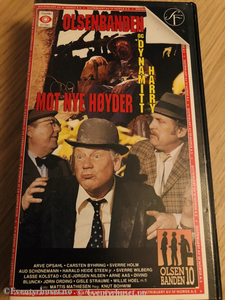 Olsenbanden 10. Mot Nye Høyder. 1979. Vhs. Vhs