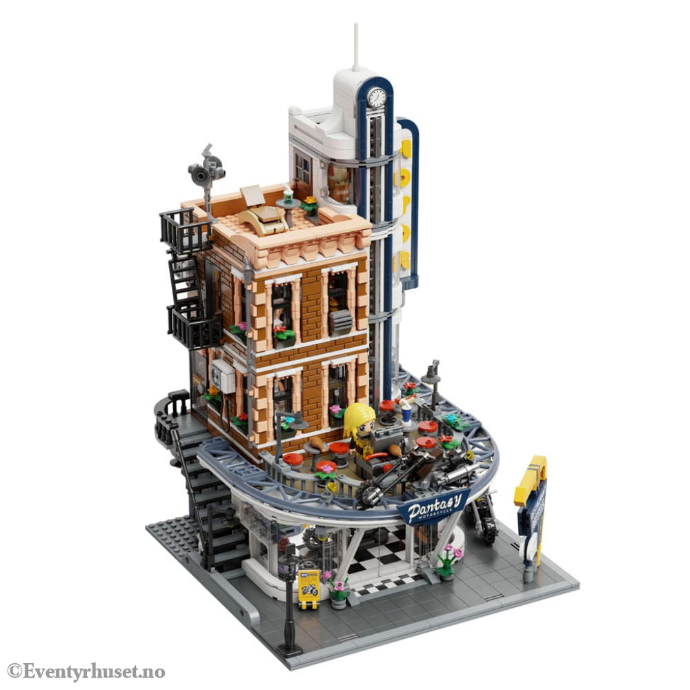 Pantasy Original Construction Set Motorcycle Restaurant Toys