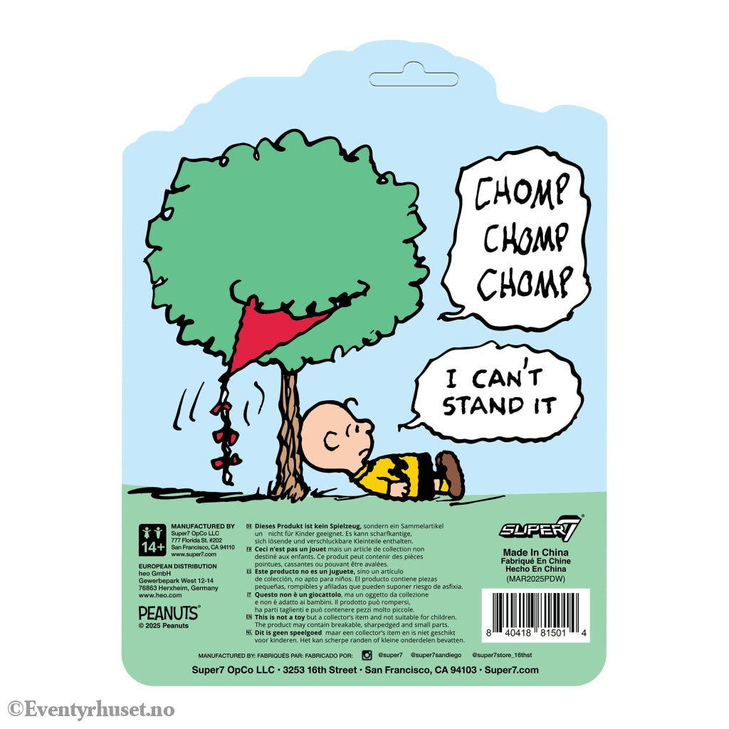 Peanuts ReAction Action Figure Charlie Brown and the Kite-Eating Tree (Comic Panel) 9 cm. Mint In Sealed Box (MISB)!