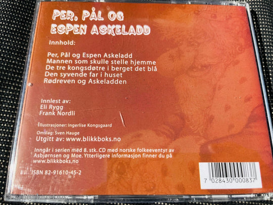 Per Pål Og Espen Askeladd. Cd. Lydbok