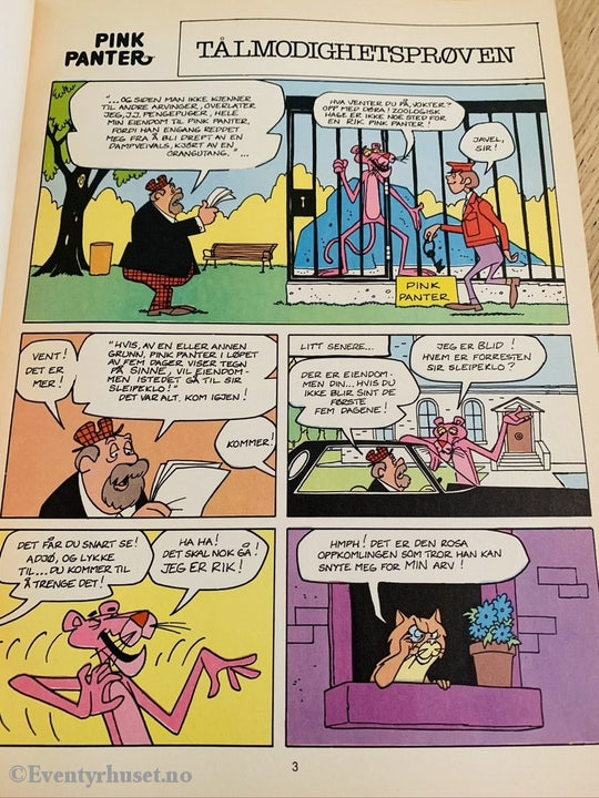 Pink Panter Album. 1981. På Ville Veier. Tegneseriealbum