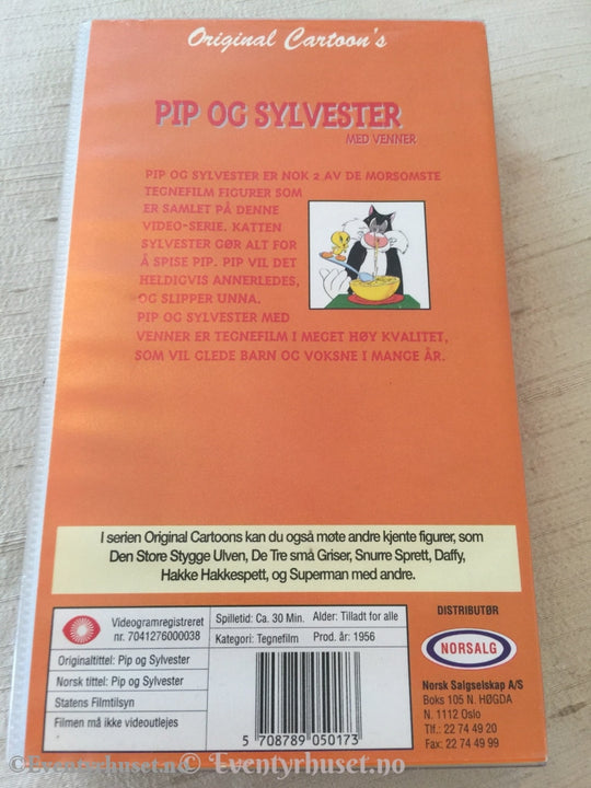 Pip Og Sylvester. 1956. Vhs. Vhs