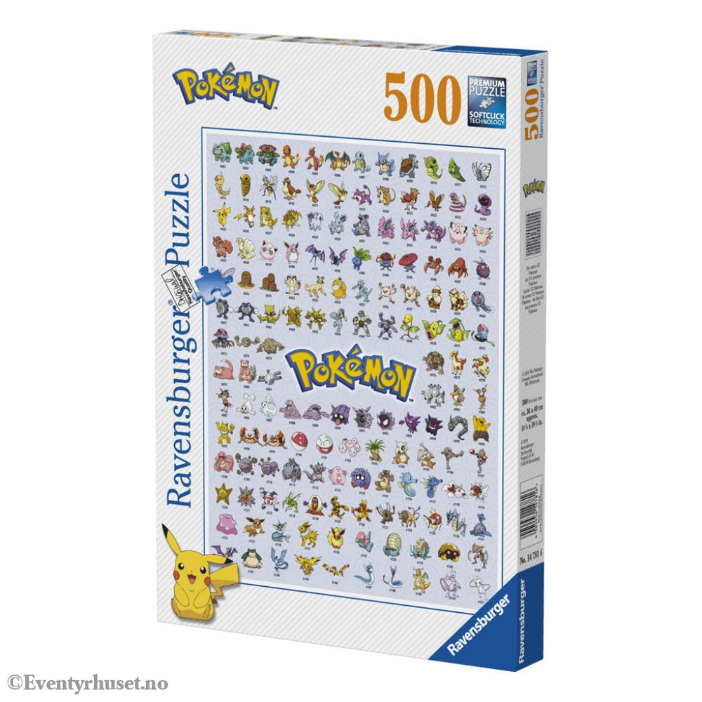 Pokémon Jigsaw Puzzle Pokémon (500 pieces) Games