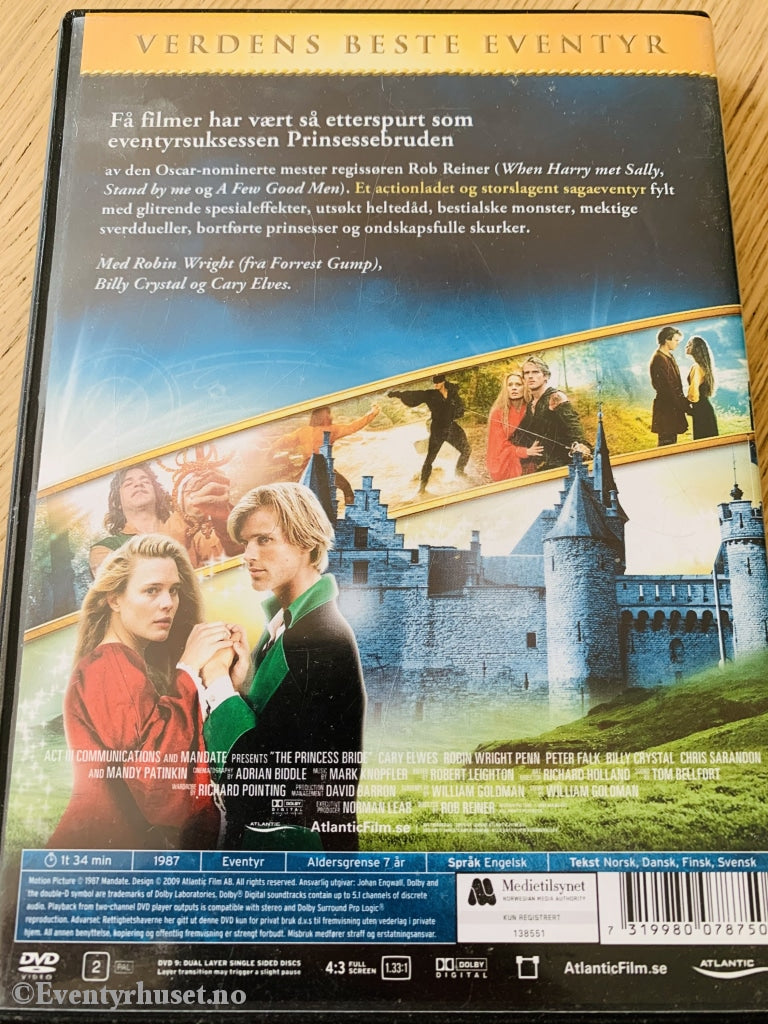 Prinsessebruden. 1984. Dvd. Dvd