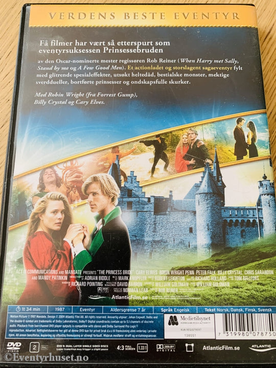Prinsessebruden. 1984. Dvd. Dvd