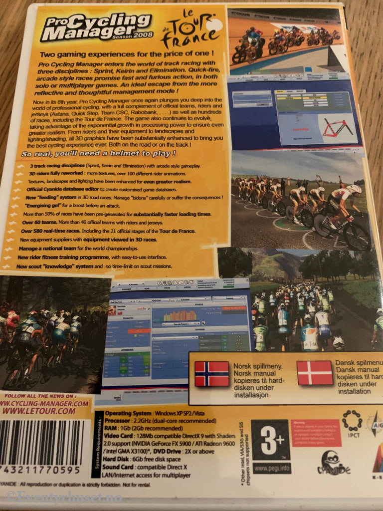 Pro Cycling Manager Sesong 2008. Pc-Spill. Pc Spill