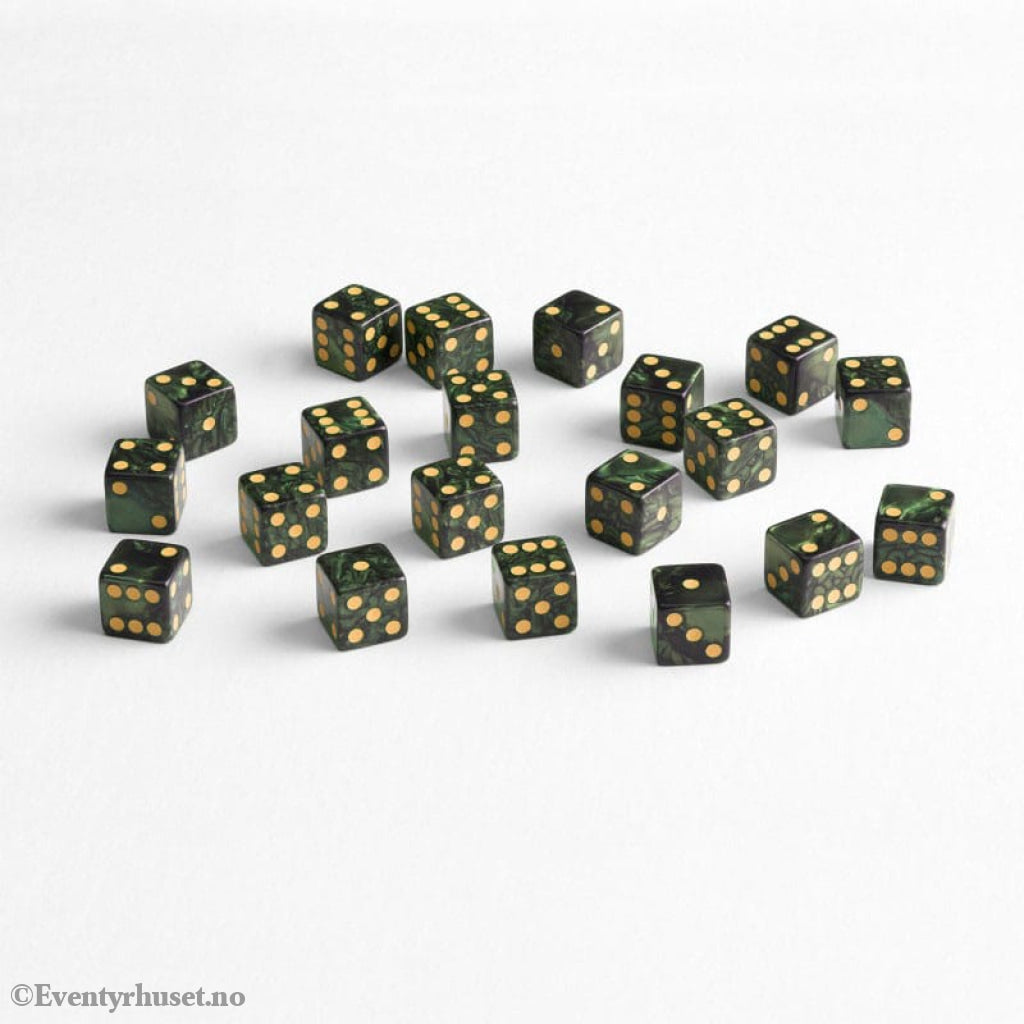 Q Workshop Dice Set Full Pack D6 Green (20) Games