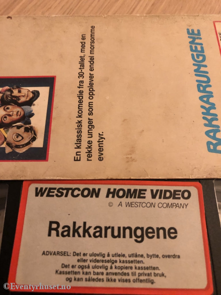 Rakkarungene. Vhs Slipcase.