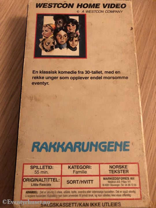 Rakkarungene. Vhs Slipcase.