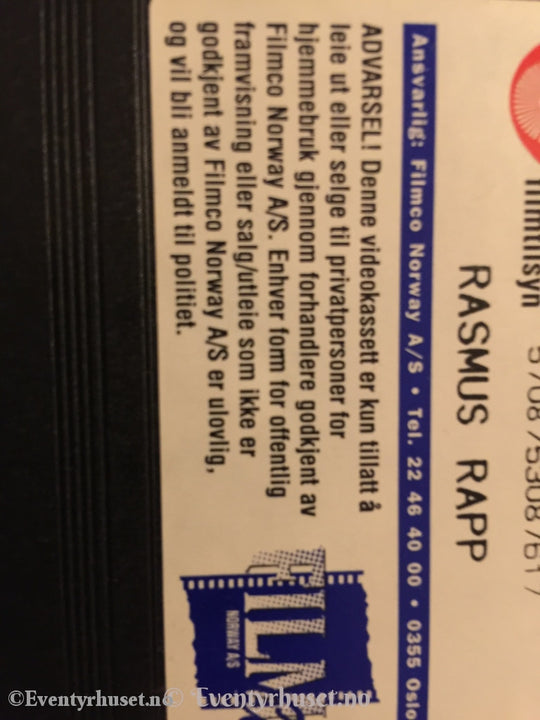 Rasmus Rapp. Vhs. Vhs