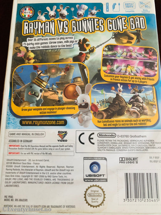 Rayman - Raving Rabbids. Nintendo Wii. Wii