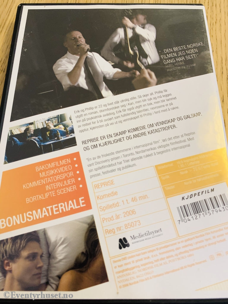 Reprise. 2006. Dvd. Dvd
