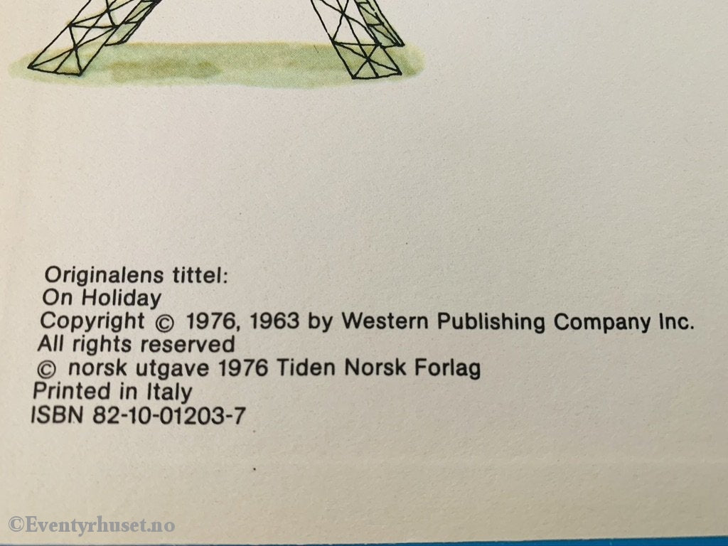Richard Scarry. 1976. På Ferie. Fortelling