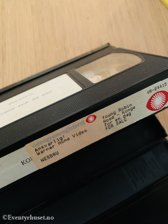 Robin Hood Junior. Konge For En Dag. 1991. Vhs. Vhs
