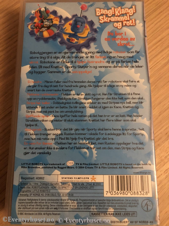 Robotgjengen - Hopp Og Sprett! 2003. Vhs. Vhs