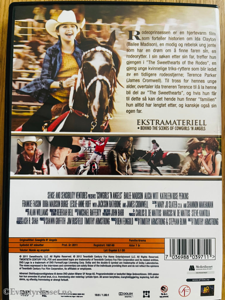 Rodeoprinssessen (Cowgirls 'n Angels) 2012 DVD