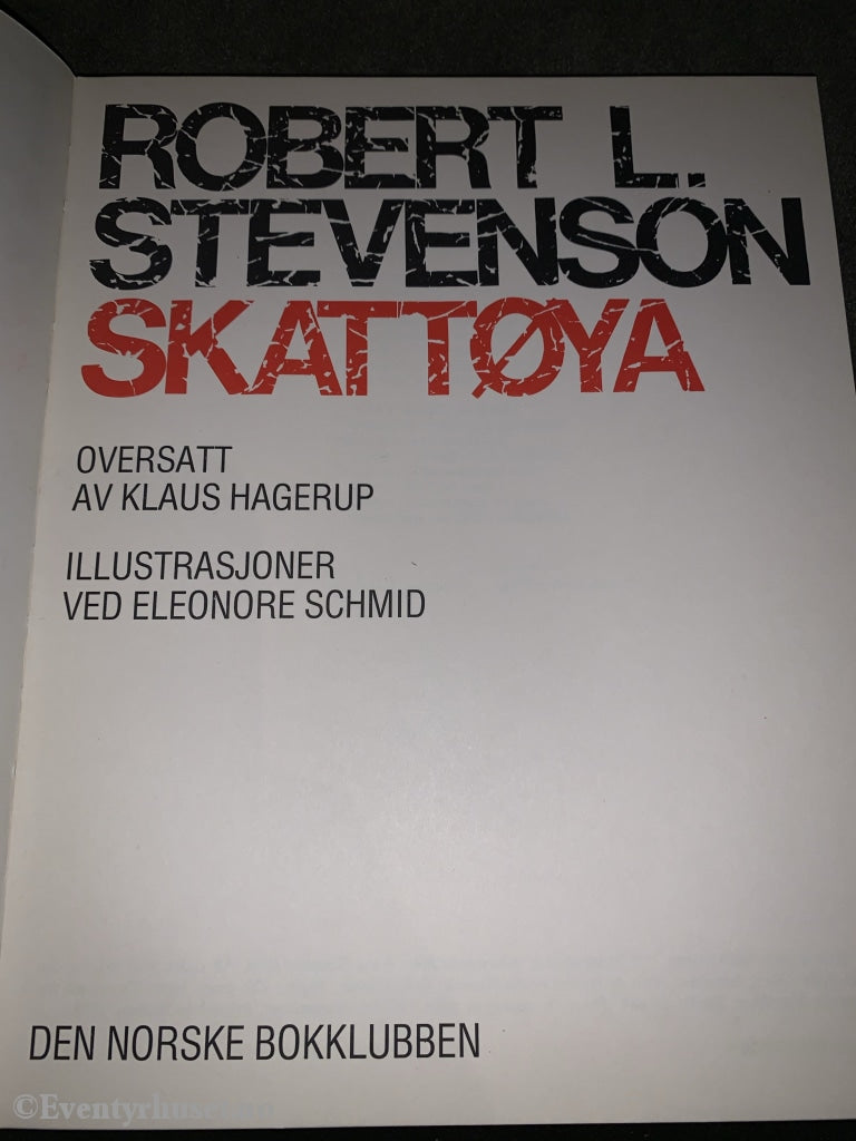 Ropert L. Stevenson. 1975. Skattøya. Fortelling