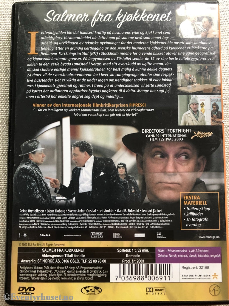 Salmer Fra Kjøkkenet. 2003. Dvd. Dvd