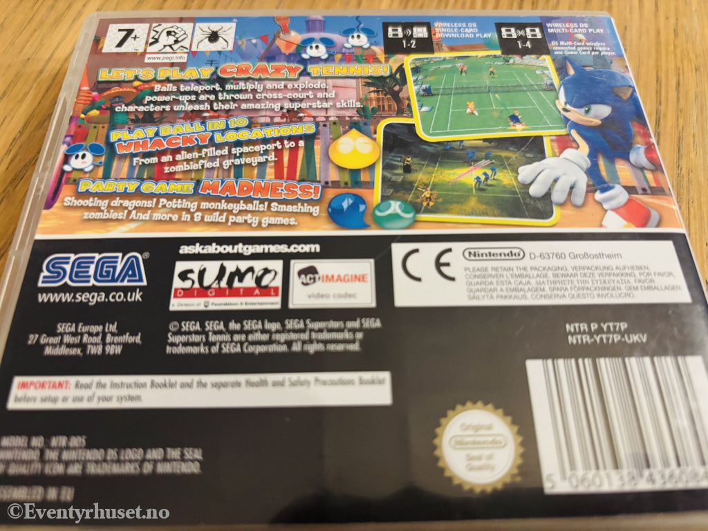 Sega Superstars Tennis . Nintendo DS.