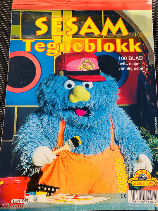 Sesam Stasjon Tegneblokk. 1993. Hobby-hefte.