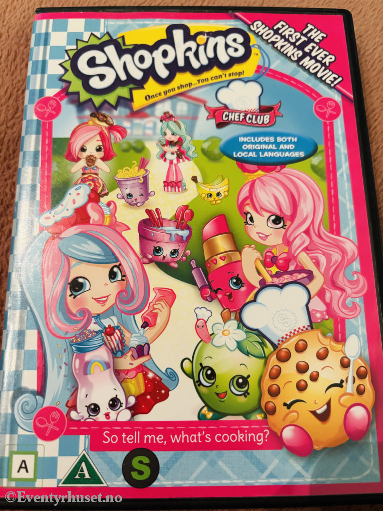 Shopkins Chef Club: The First Ever Shopkins Movie! DVD.