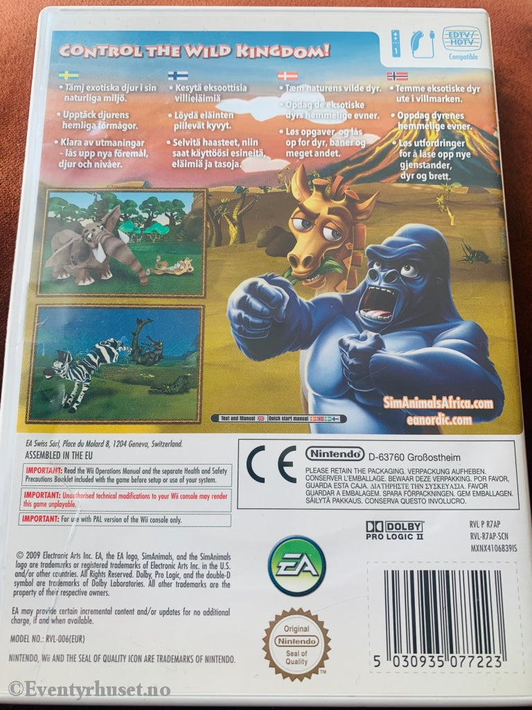 Sim Animals - Africa. Wii. Wii