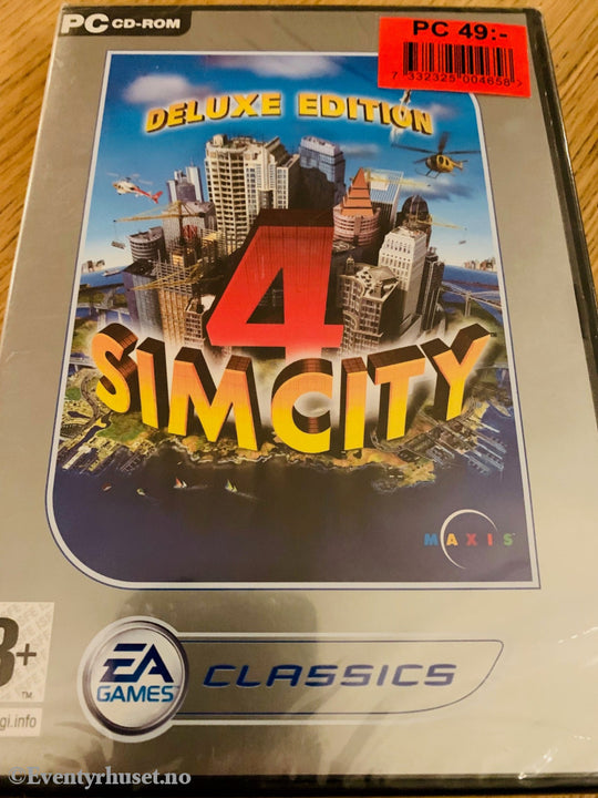 Sim City 4 (Ea Classics). Pc-Spill. Ny I Plast! Pc Spill
