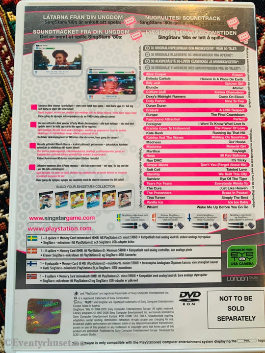 Singstar 80S. Ps2. Ps2