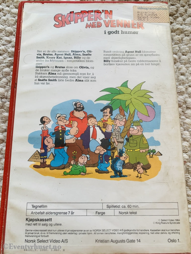 Skippern Med Venner I Godt Humør. Vhs Big Box.