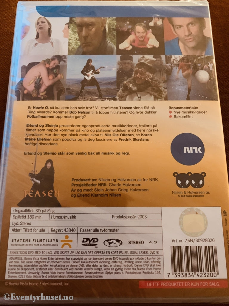Slå På Ring (Nrk). 2003. Dvd. Ny I Plast! Dvd