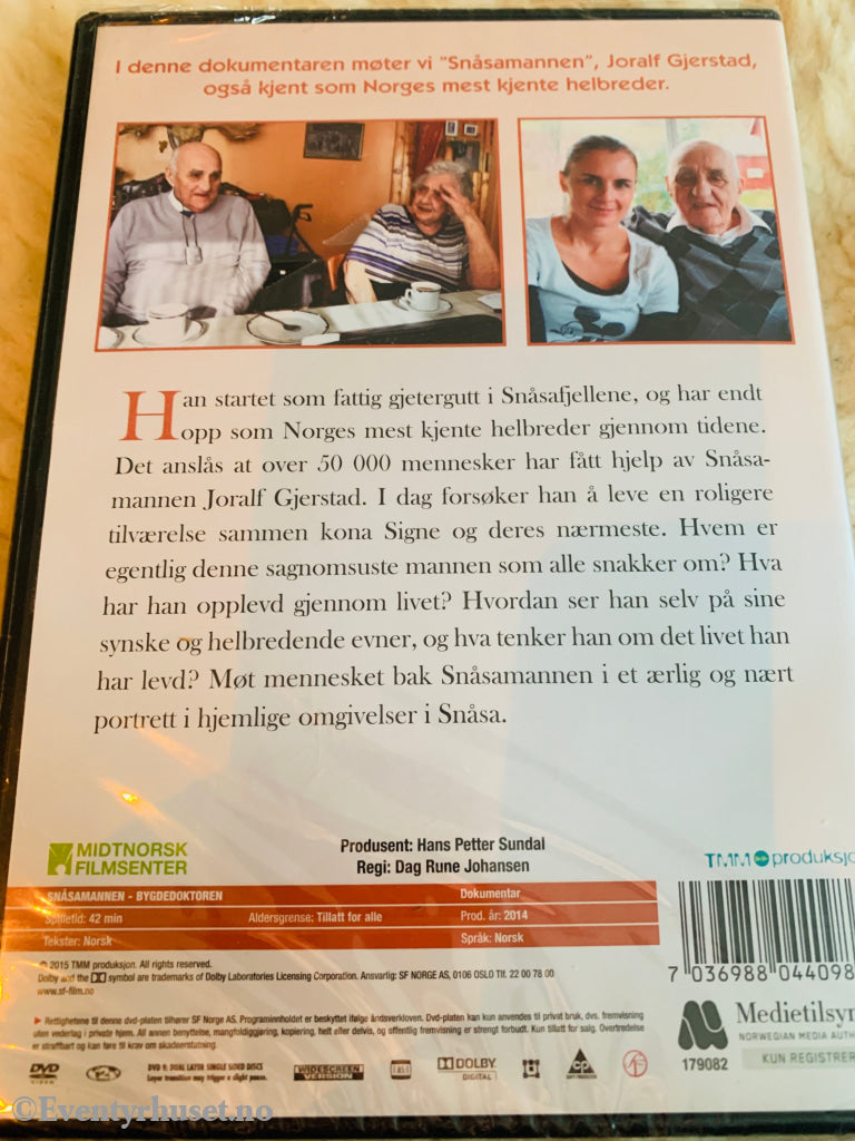 Snåsamannen. 2014. DVD. Ny i plast!
