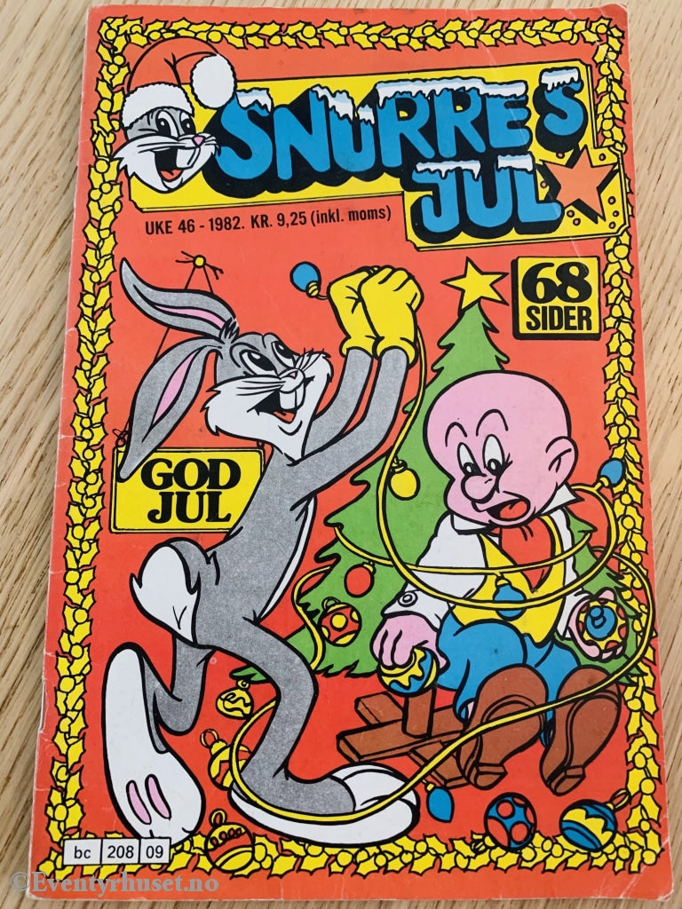 Snurres Jul. Uke 46-1982. Tegneserieblad