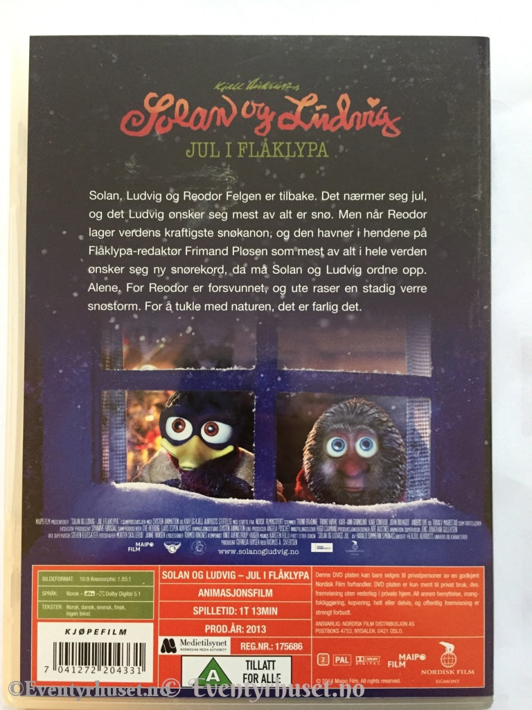 Solan Og Lüdvig - Jul I Flåklypa. Dvd. Dvd