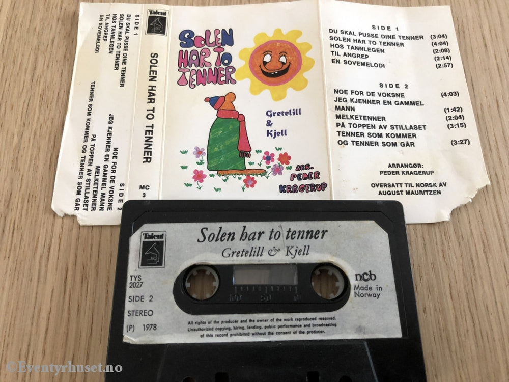 Solen Har To Tenner. Gretelill & Kjell. 1978. Kassett. Kassett (Mc)