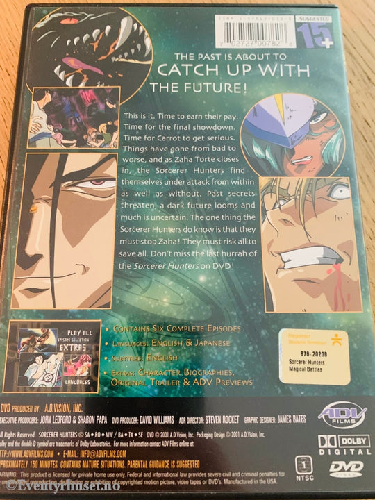 Sorcerer Hunters - Magical Battles. Dvd. Dvd