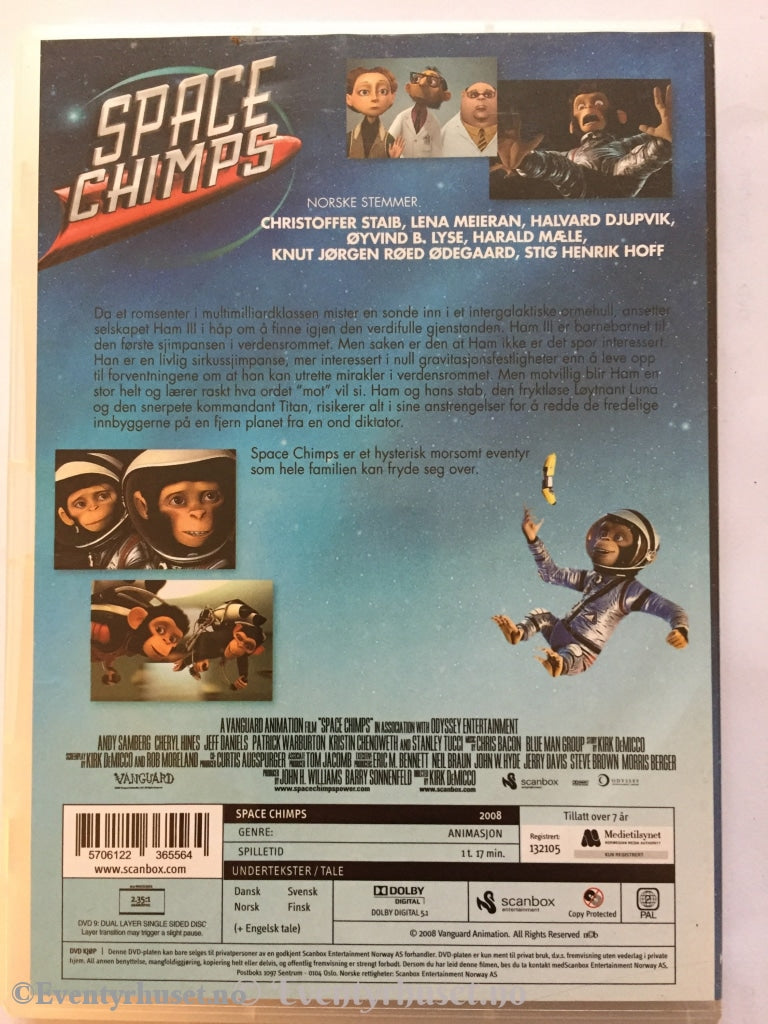 Space Chimps. Dvd. Dvd