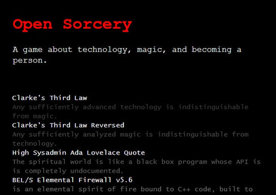 Open Sorcery Steam CD Key