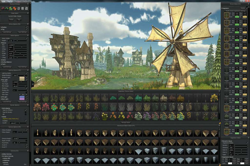 Axis Game Factory's AGFPRO + Zombie FPS + Fantasy Side-Scroller Player + BattleMat Multi-Player DLC PC Steam CD Key