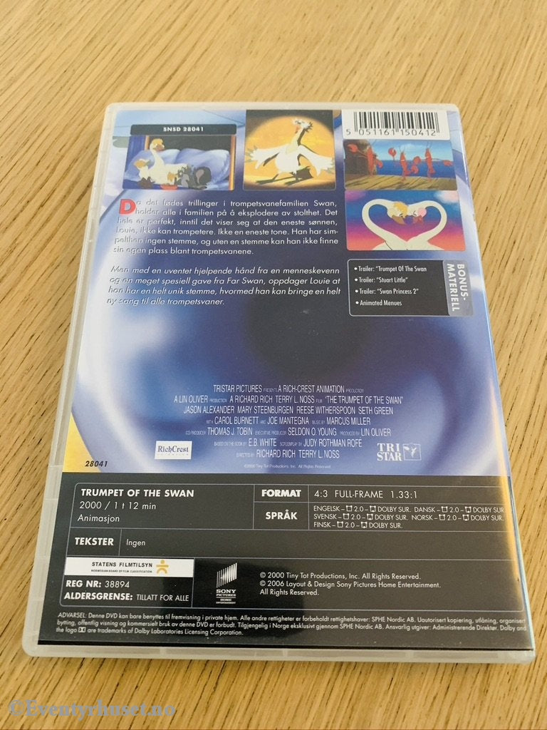 Svanens Trompet. 2000. Dvd. Dvd