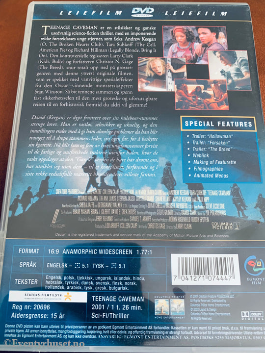 Teenage Caveman. 2001. Dvd.