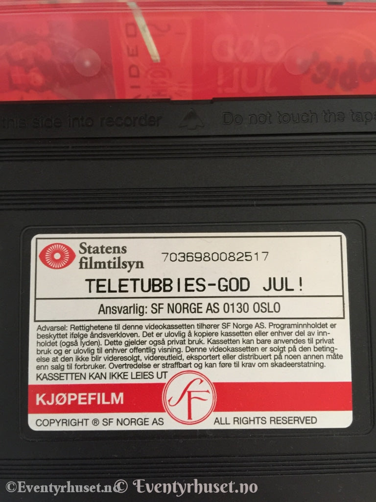 Teletubbies. 1997. God Jul! Bbc. Vhs. Vhs
