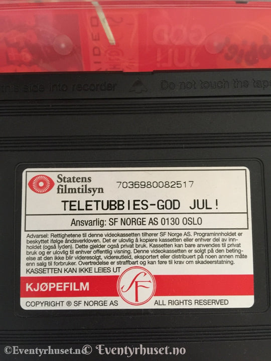 Teletubbies. 1997. God Jul! Bbc. Vhs. Vhs