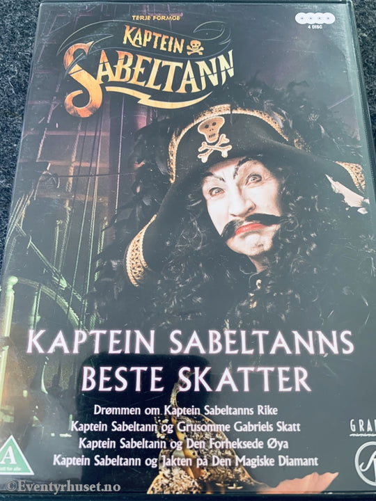 Terje Formoe. Kaptein Sabeltanns Beste Skatter. Dvd Samleboks.