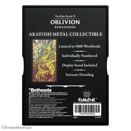 The Elder Scrolls IV: Oblivion Ingot Akatosh Collectibles