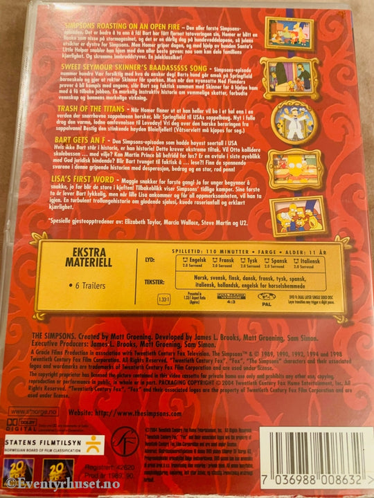 The Simpsons Classics. Greatest Hits. 1989-. Dvd. Dvd