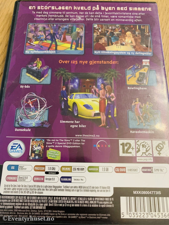 The Sims 2 - Uteliv. Pc-Spill. Pc Spill