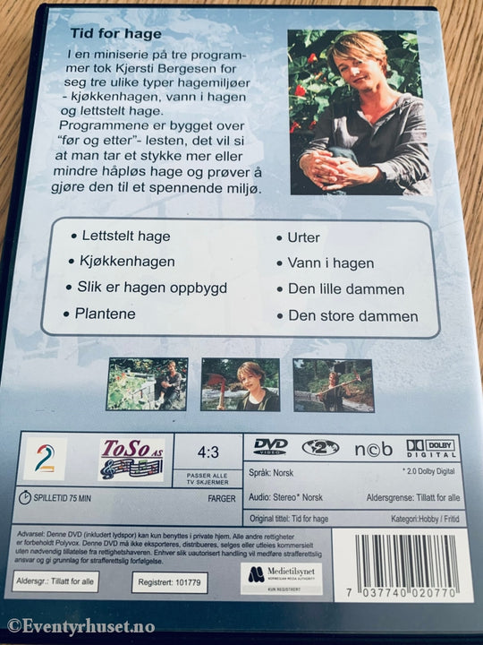 Tid For Hage (Tv2). Dvd. Dvd